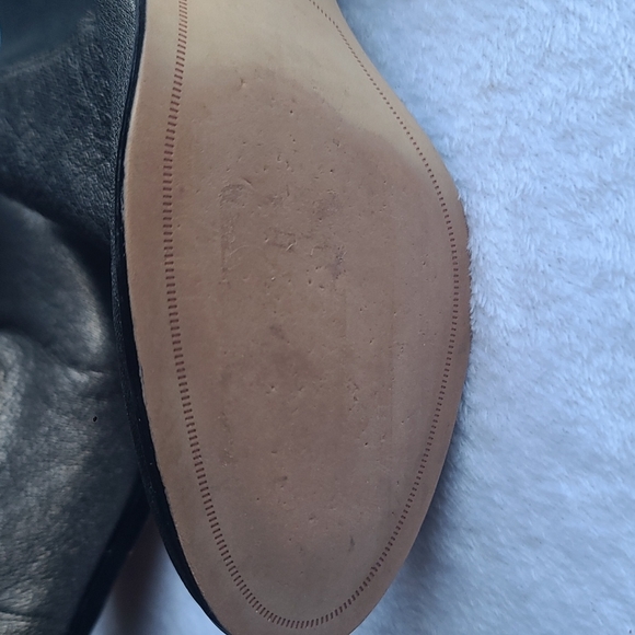 Sam Edelman Bronze Metallic Leather Ankle Boots|Women's Size 10|Block Heel - Picture 3 of 11